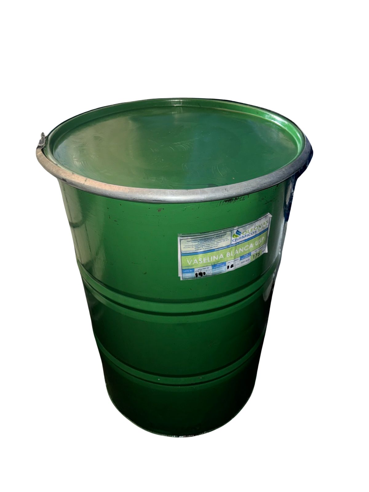 Caneca Metálica de 55 Gls Tapa Aro