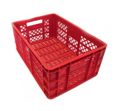 Canasta Plastica Rombo de 60x40x25 cms