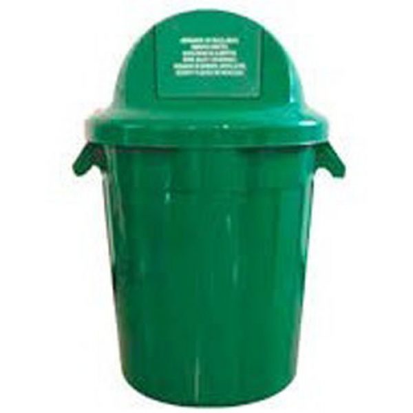 papelera tapa cupula 120 litros