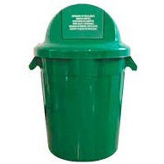 papelera tapa cupula 120 litros